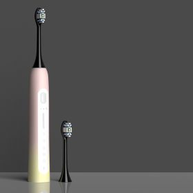 Intelligent Whitening Electric Toothbrush, Multi-position, No Copper and Soft Bristles (Color: PINK)