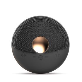 The Silicone Face Wash Can Be Heated (Color: BLACK)