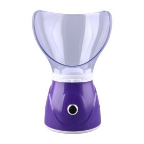 Humidifying and hydrating atomized steam face tester (Option: Purple-US)