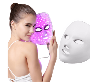 Led Facial beauty instrument (Option: US-Skin Mask Logo)