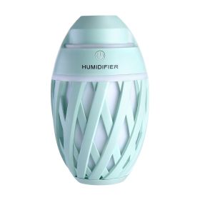 USB Air Humidifier LED Electric Aroma Diffuser (Color: green)
