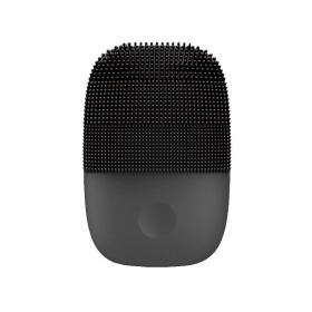 Electric facial cleanser (Color: BLACK)