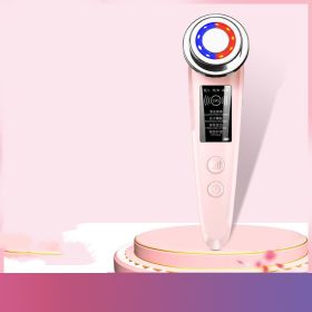 Beauty Instrument Household Face Import Essence Export Pore Cleansing Facial Massager Cleansing Apparatus (Color: PINK)