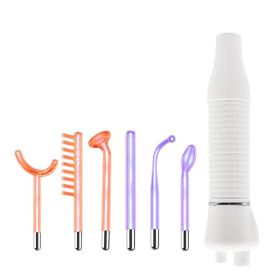 High Frequency Electrotherapy Beauty Instrument (Option: White-UK)