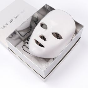 Beauty Instrument Beauty Skin Mask Instrument Seven-color Photon Rejuvenation (Option: With original packaging-EU)