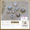 1 Bag Nail Art New Spot Retro Alloy Bear Peach Heart Pentagram Letter Bow Nail Art Alloy Decorations