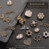 1 Bag Nail Art New Spot Retro Alloy Bear Peach Heart Pentagram Letter Bow Nail Art Alloy Decorations